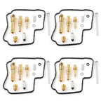 Set of 4 Carburetor Rebuild Kits for Honda CBR250 (MC14 MC17 MC19)