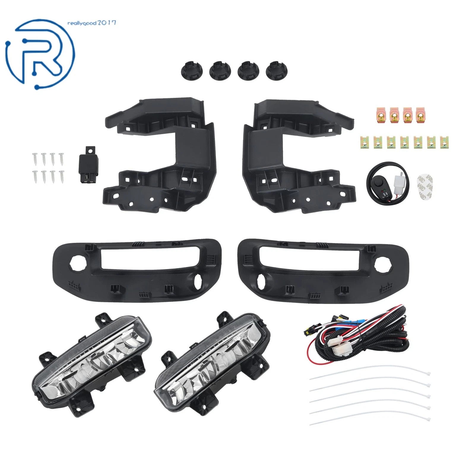 Set of 2 LED Fog Lights for Dodge Ram 1500 (2019–2023)