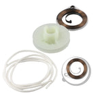Recoil Starter Pull Rope Kit for Chainsaw (Recoil Rope, Rotor Pulley)