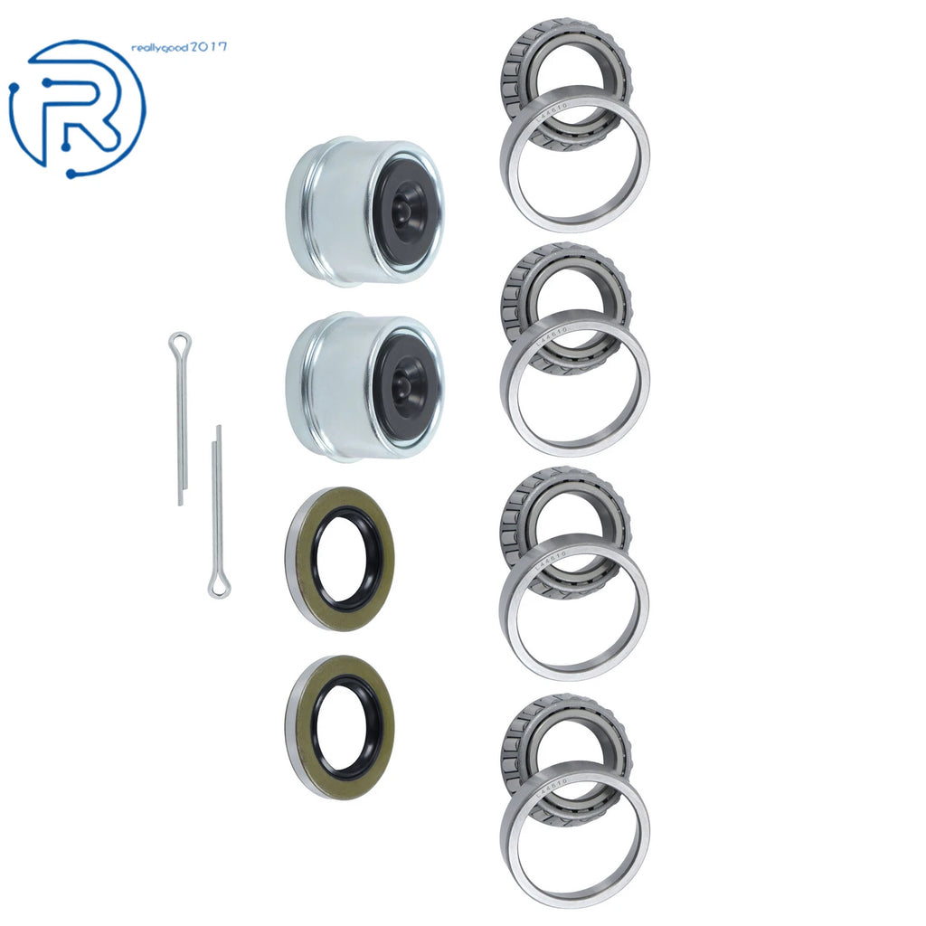 Set of 2 Trailer Wheel Hub Bearings for Axles 2000 lbs (1-1/16")