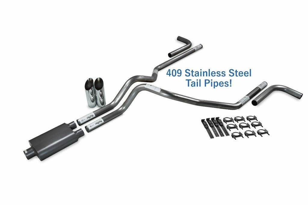 Stainless Dual Exhaust Kit for Ford F-150 (1998–2003)