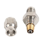 3AN AN3 Male to AN3 Hose End Brake Line for Motorcycle (Stainless Steel)
