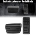 2X Non-Slip Metal Foot Pedal Covers for Honda HR-V Vezel RV3 (2014–2021)
