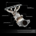 Catalytic Converter Exhaust Manifold for Nissan Altima Sentra 2.5L (2002–2006)