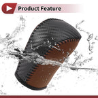 1Pc Gear Shift Knob Cover for Subaru Forester (2006–2012) Brown Faux Leather