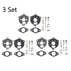 Set of 3 Carburetor Repair Kits for Briggs & Stratton 291763 295938 394693 (7-9HP)