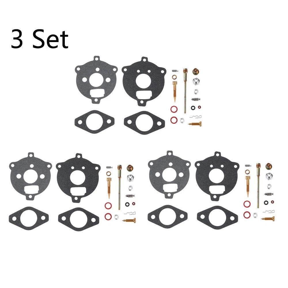 Set of 3 Carburetor Repair Kits for Briggs & Stratton 291763 295938 394693 (7-9HP)