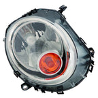 Replacement Yellow Passenger Side Halogen Head Light Assembly w/Yellow Signal