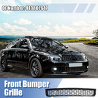 Front Bumper Grille for Audi A4 B6 Sedan (2002–2005) No. 8E0807647 Black Plastic