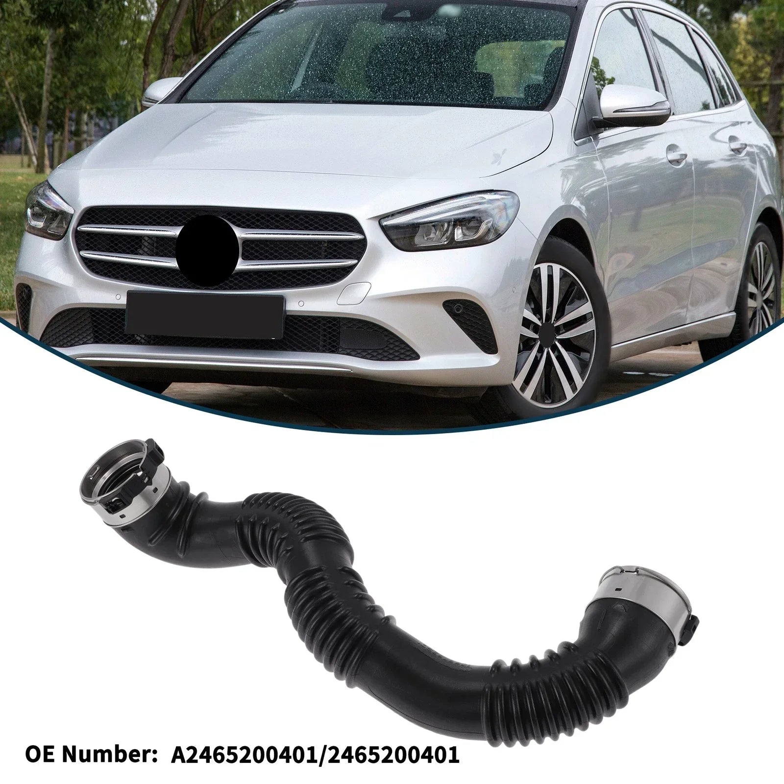 Radiator Hose for Mercedes-Benz B-Klasse W246 (2011-2019) Rubber Coolant Pipe