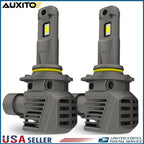 2X AUXITO 9006 6500K LED Headlight Bulb Kit Low Beam 44000LM for