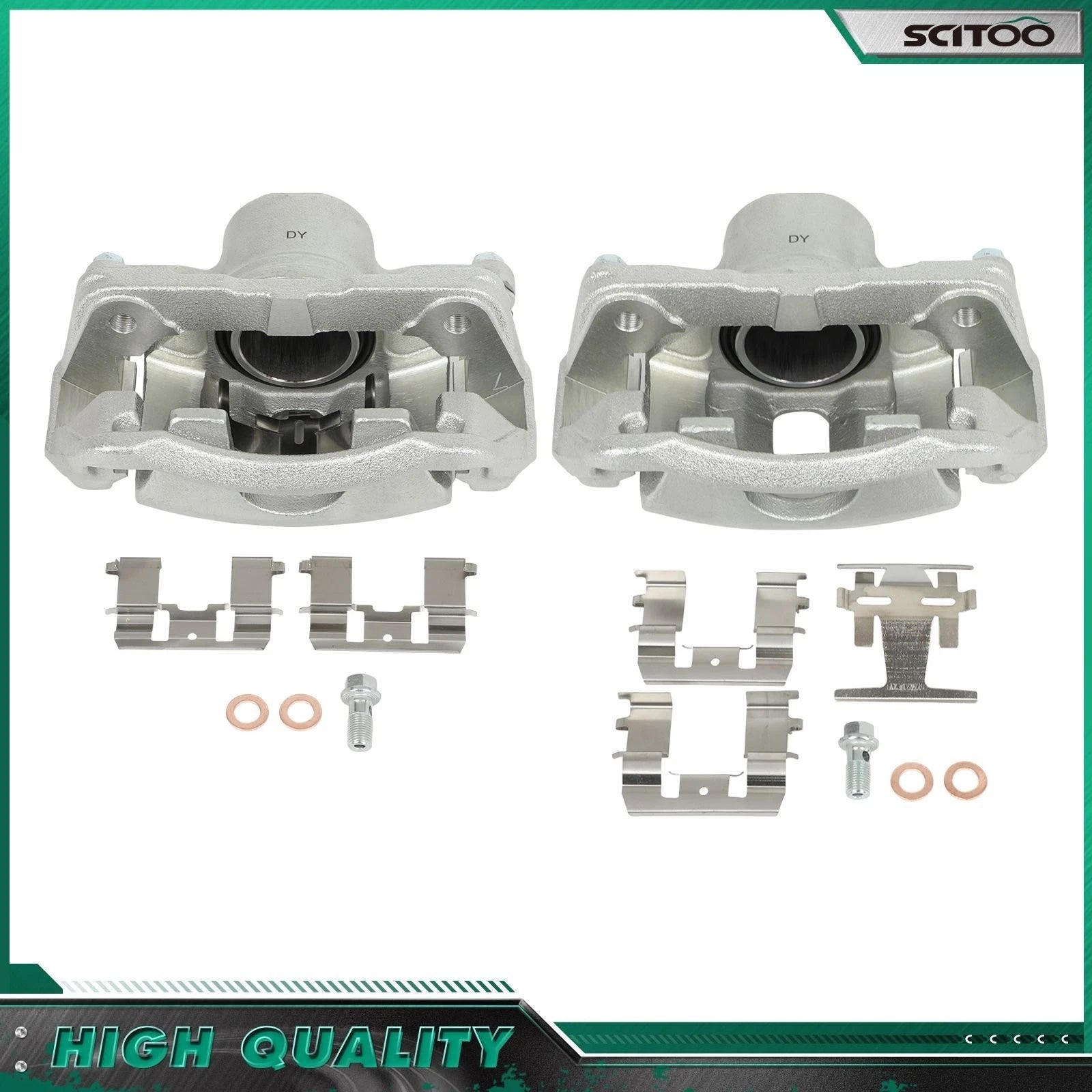 Front Left Right Brake Calipers for Acura Integra (1997–2001)