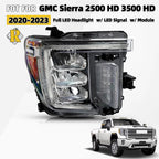Full LED Headlight for GMC Sierra 2500 HD (2020–2023) Right Passenger