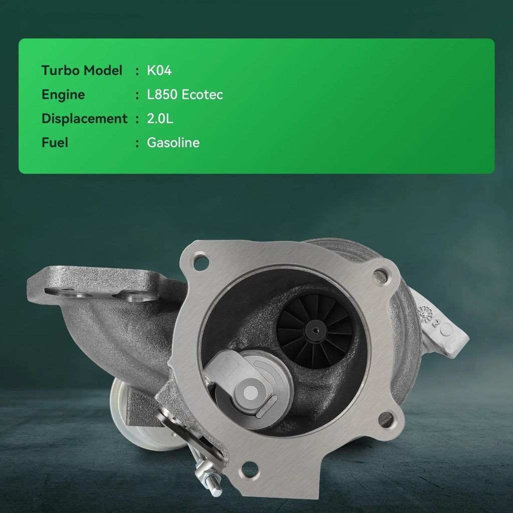 K04 Turbocharger for Buick Regal, Verano, Chevrolet Cobalt, Saab 9-5 (2.0L)