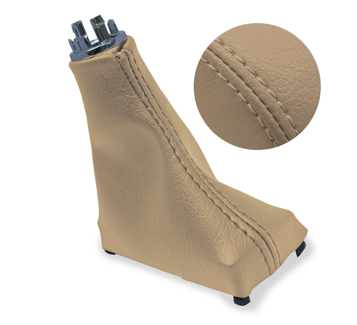 Automatic Shift Boot Cover for Acura RDX (2007–2012) Beige PVC Leather