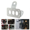Chrome Side Mount License Plate Bracket for Harley-Davidson