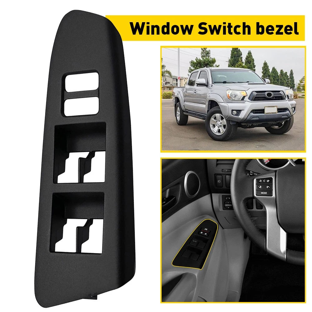 Driver Side Master Power Window Switch Bezel Trim for Toyota Tacoma (2012–2015)