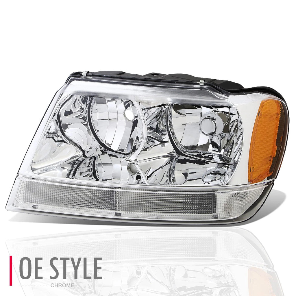 OE Style Front Headlight Lamp Left for Jeep Grand Cherokee WJ (1999–2004) CH2502120