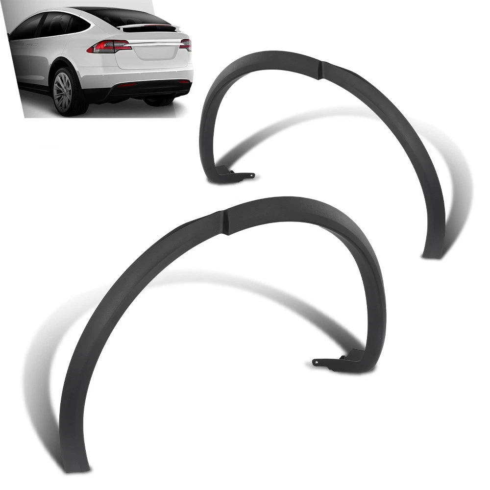 Set of 2 Rear Fender Flares for Tesla Model X (2016–2023)