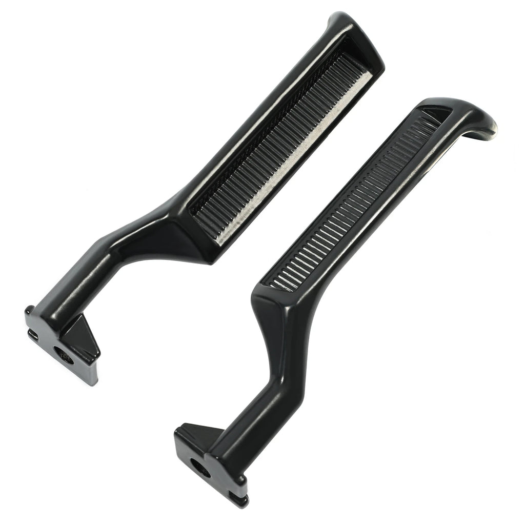 Set of 2 Black Metal Interior Door Handles for Ford F150 F250 F350 Bronco (1987–1996)