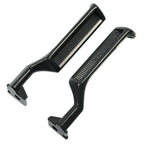 Set of 2 Black Metal Interior Door Handles for Ford F150 F250 F350 Bronco (1987–1996)