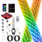 2FT LED Whip Lights for ATV UTV Golf Cart (RGB, App Remote)
