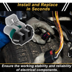 Set of 2 Pins Radiator Fan Assembly Connector Plug for Buick  No.15363993