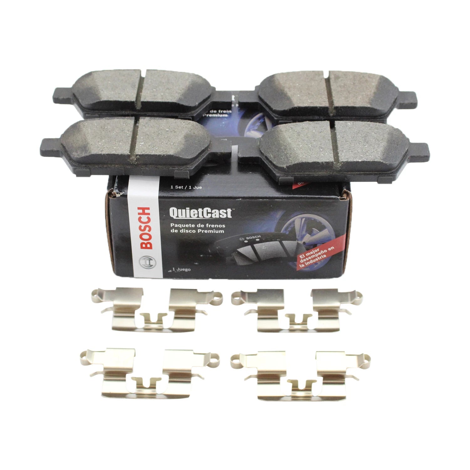 Set of 4 Bosch QuietCast Rear Ceramic Brake Pads for Ford Fusion MKZ 2006–2012