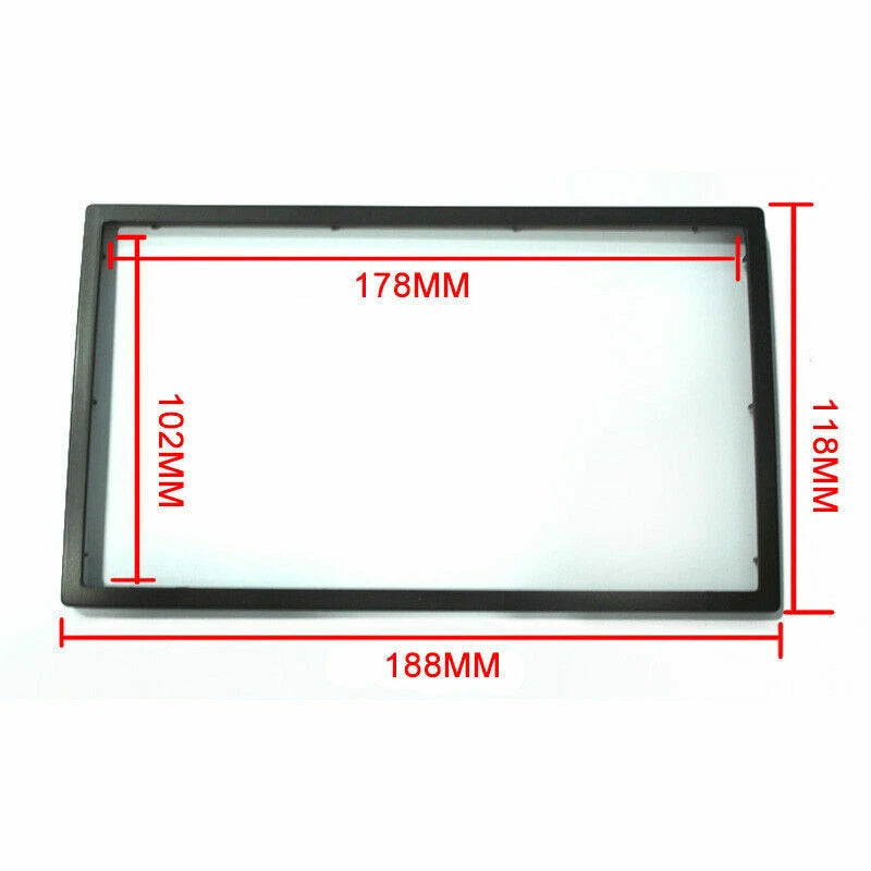 Double Din Radio Stereo Install Dash Kit for Car Audio (Fits )