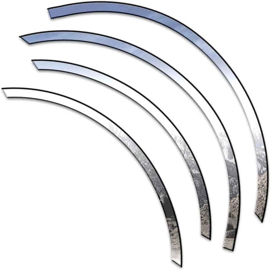 Luxury FX Chrome Fender Trim 4pc with Gasket for Acura MDX (2007–2013)