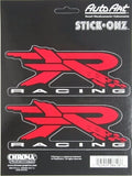 Set of 2 Red Drift Race Speed Decals for Universal Use