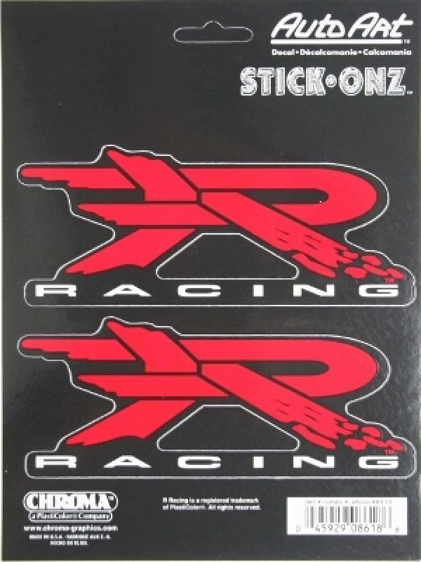 Set of 2 Red Drift Race Speed Decals for Universal Use