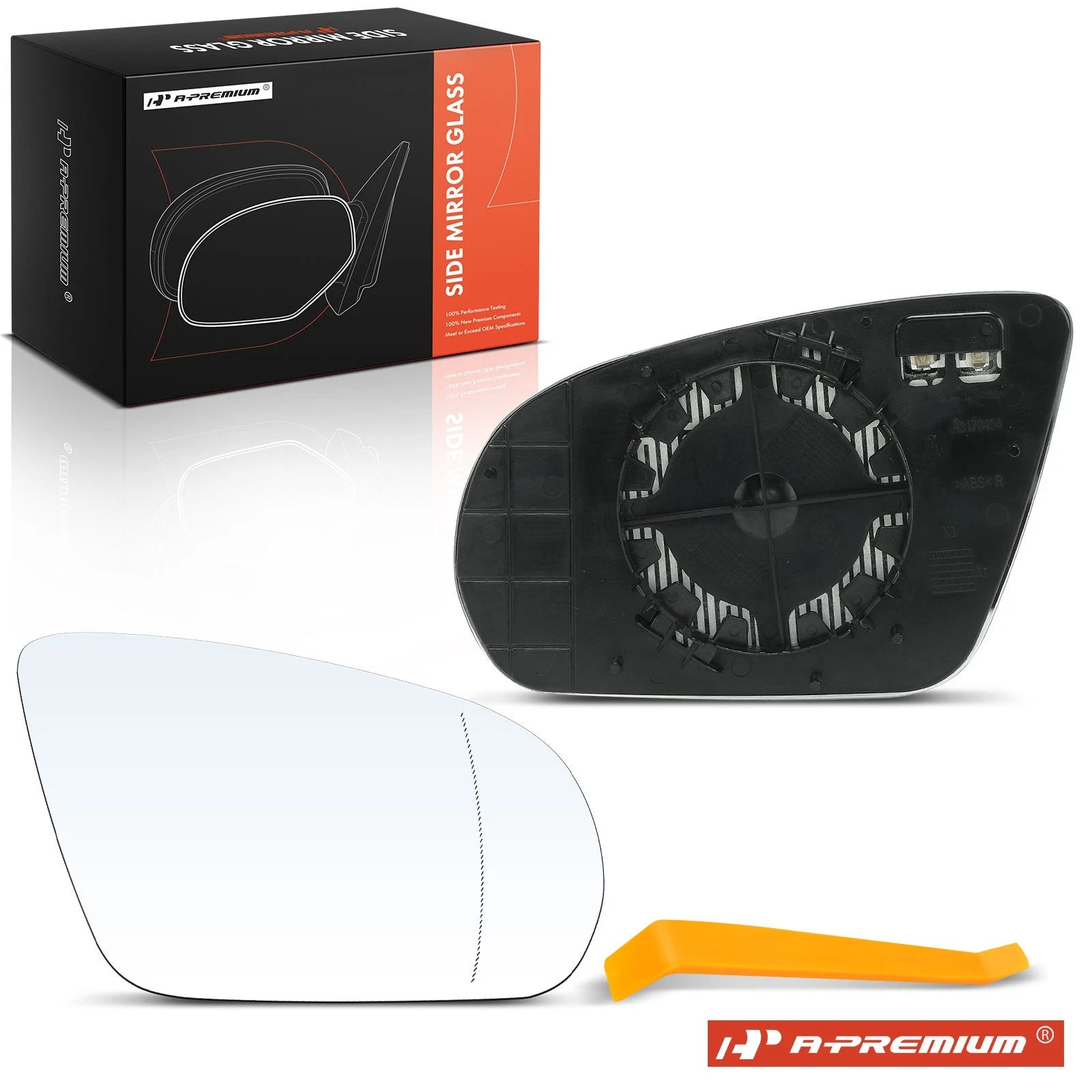 Heated Passenger Power Mirror Glass for Mercedes-Benz C180 E400