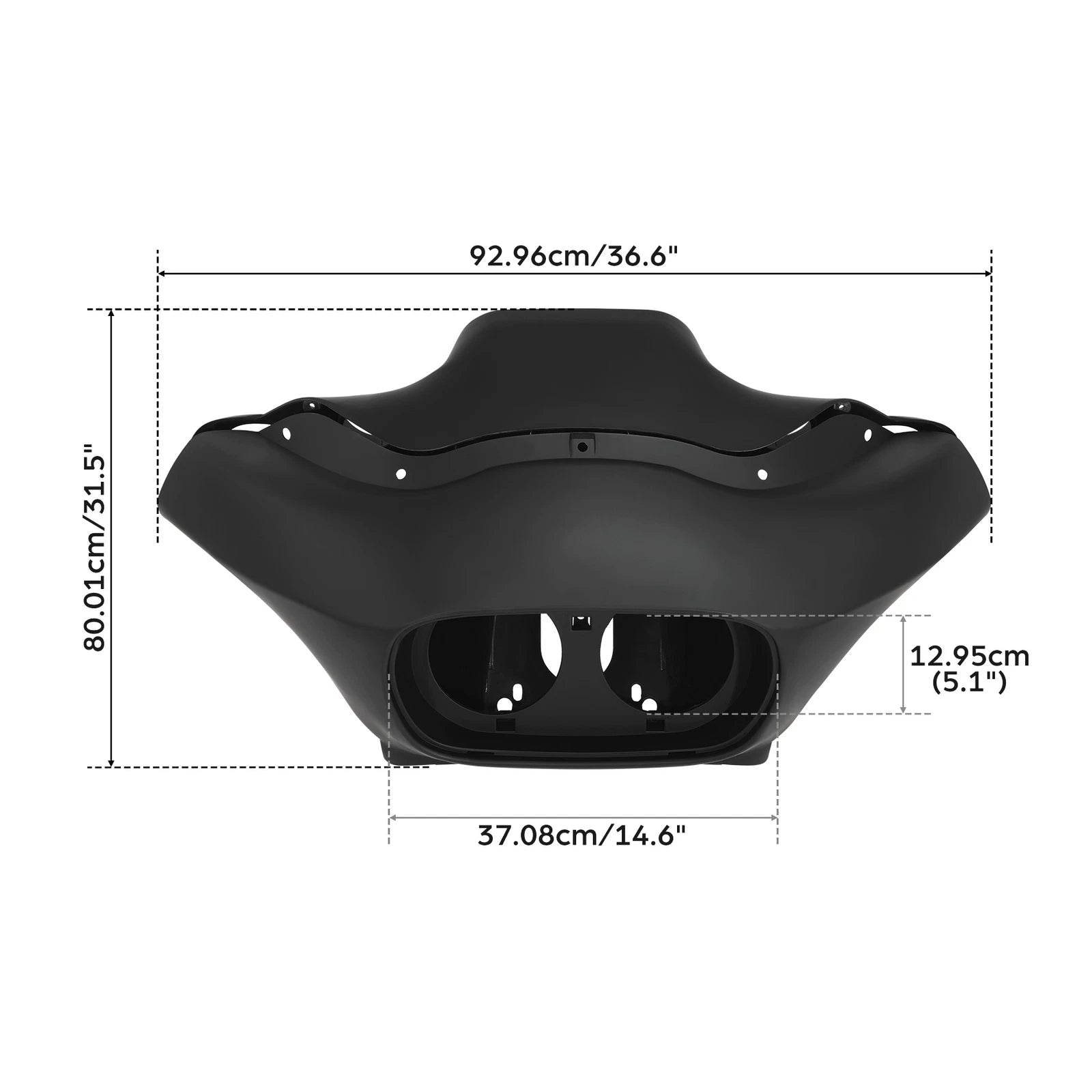 Inner & Outer Fairing Windshield & Trim for Harley Road Glide (2004–2013)