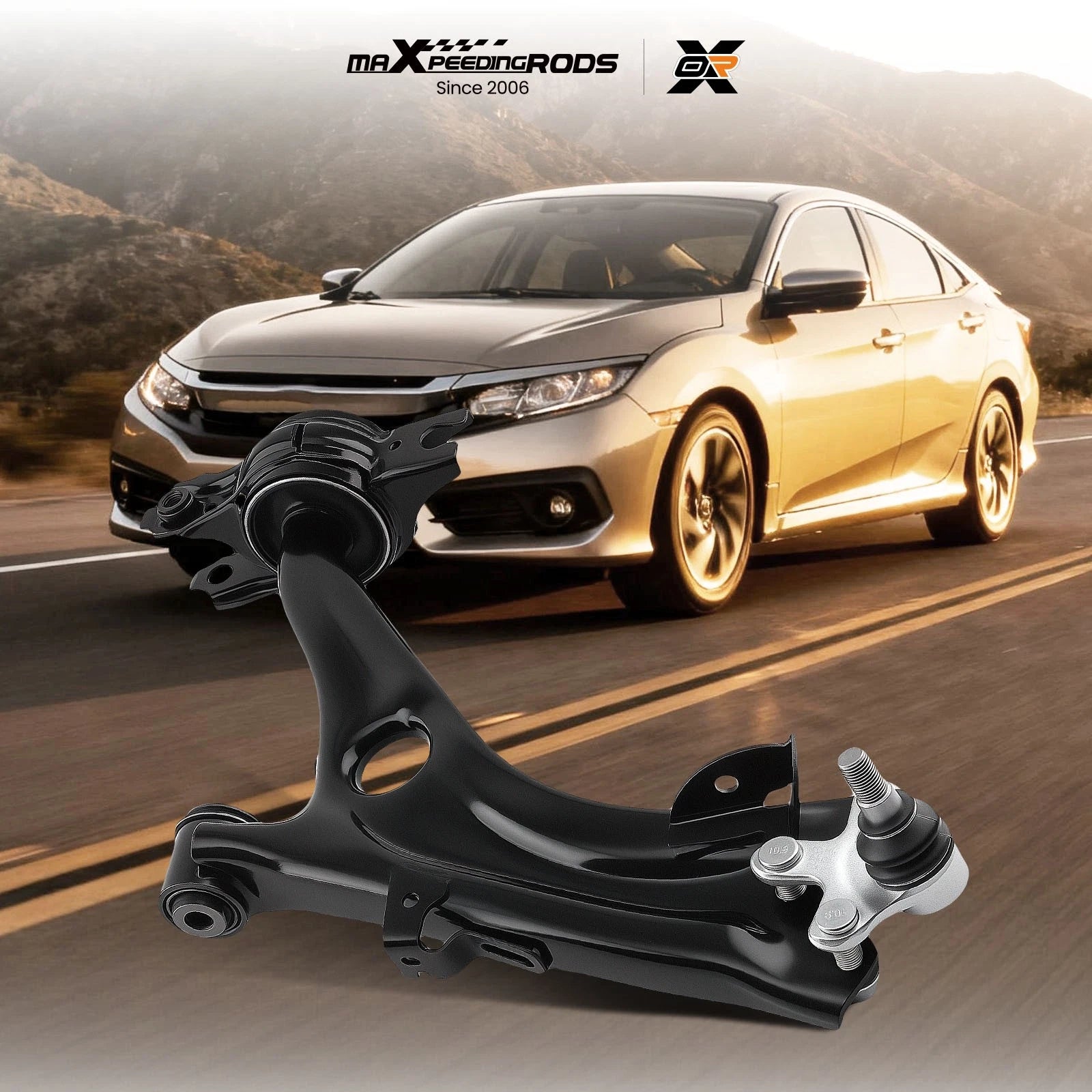 Front Left Lower Control Arm for Honda Civic (2016–2021)