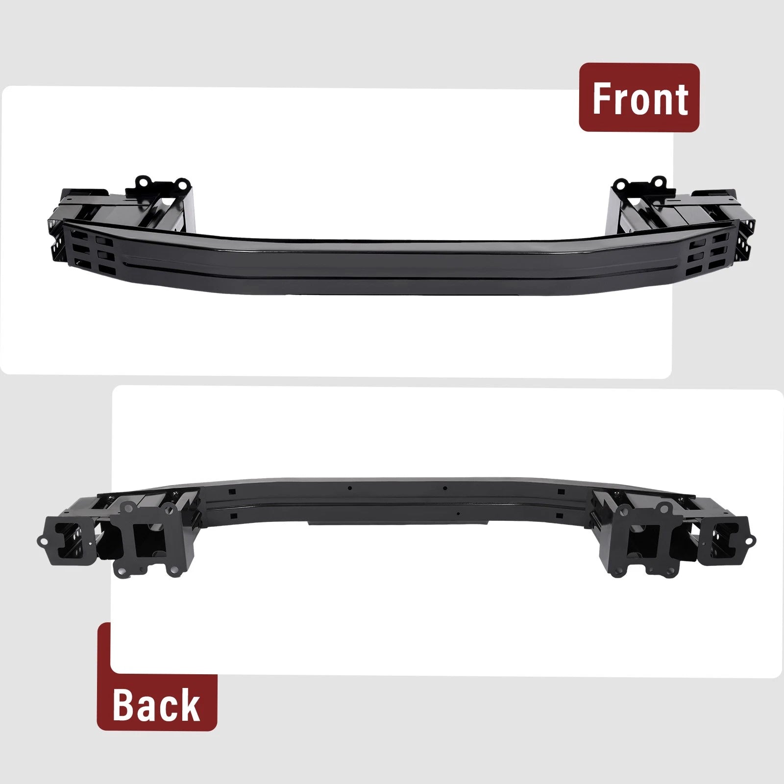 Front Steel Bumper Reinforcement for Honda Civic (2016–2021)