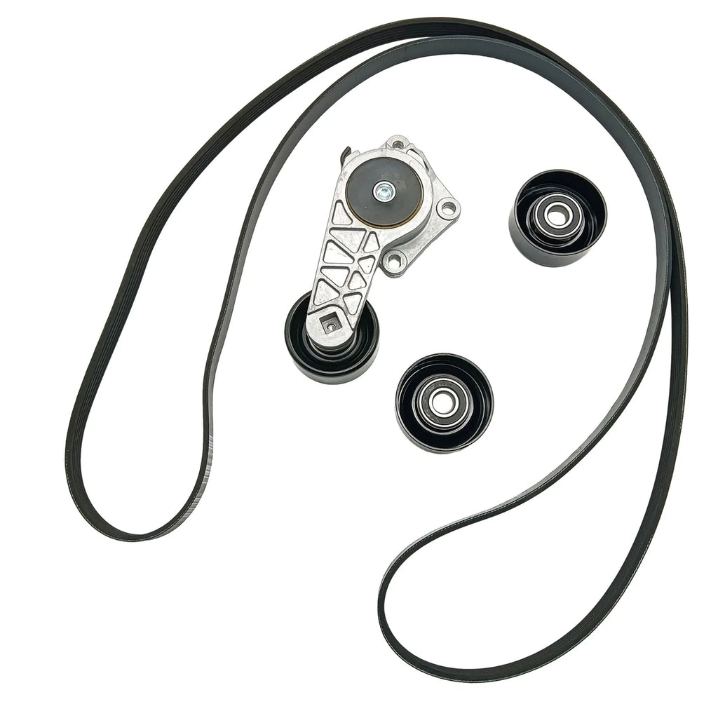 Serpentine Belt Tensioner Pulley Kit for Ford E-350 E-450 F-150 (1992–2021)