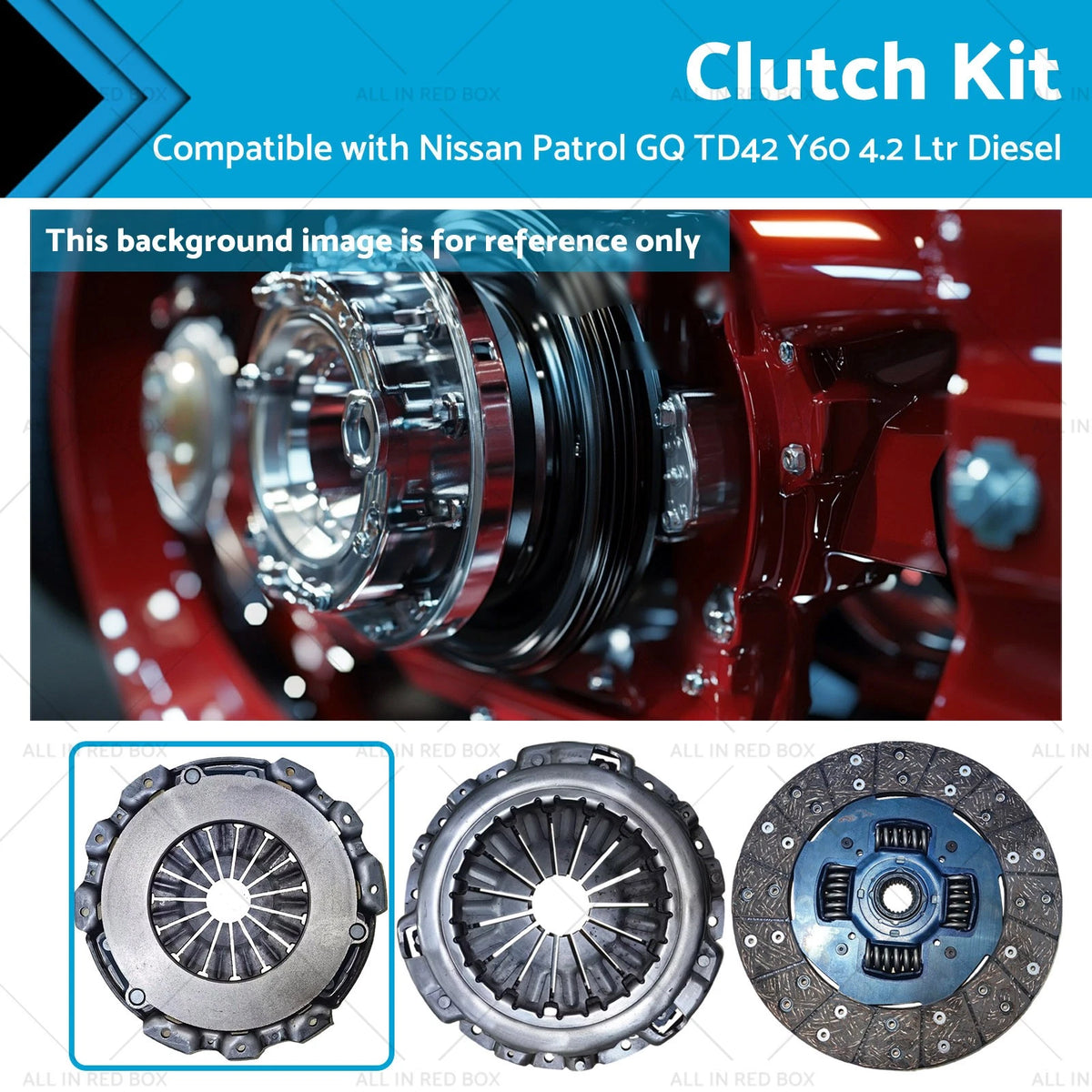 Heavy Duty Clutch Kit for Mitsubishi Triton ML MN 2.5L TDI 4D56T (2008–2015)