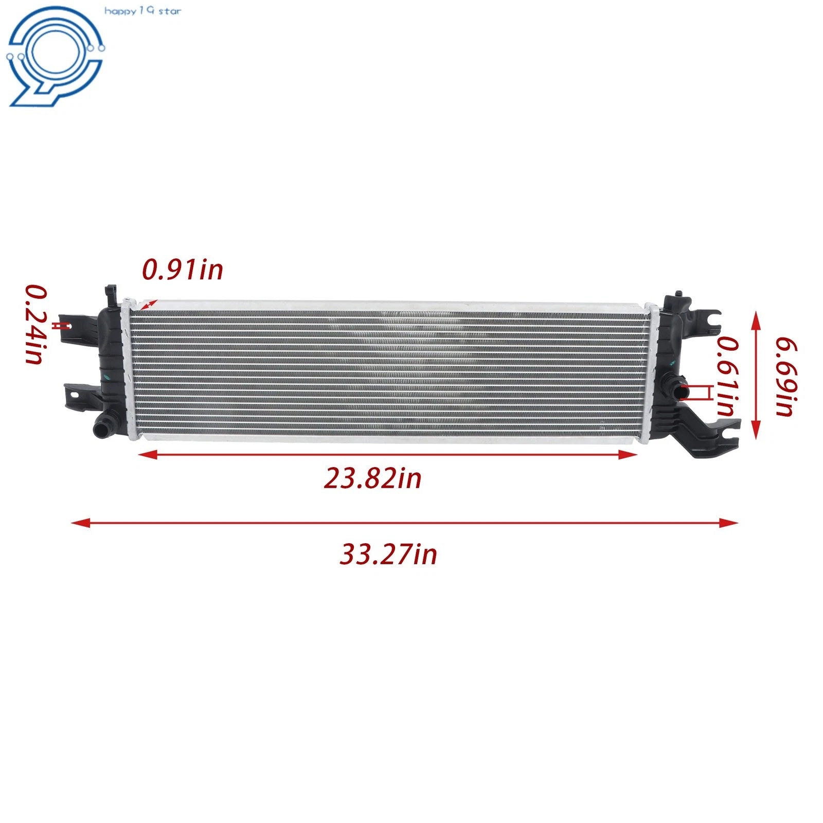 Radiator for Chrysler Pacifica Voyager (2021–2024)
