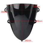 Silver ABS Motorcycle Windshield for Yamaha YZF R15 (2017-2019)