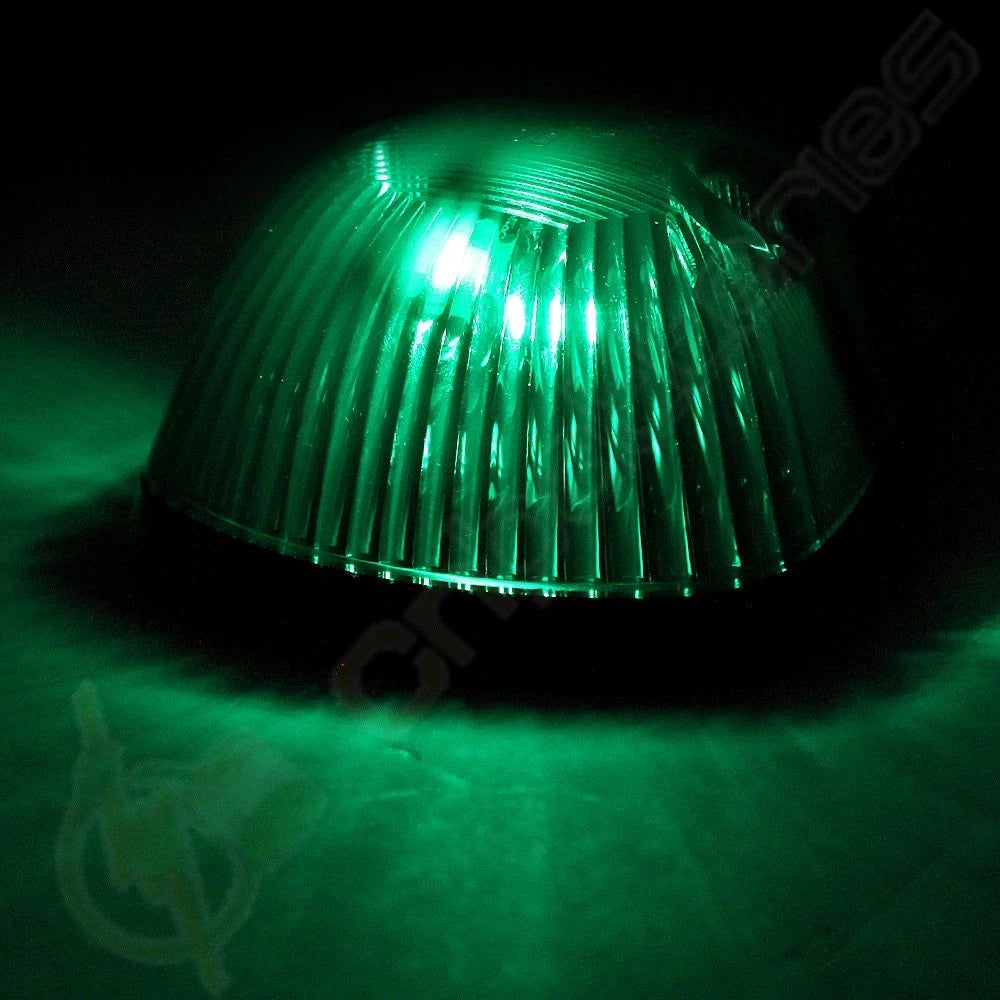 5pcs Cab Top Marker Light Smoke + 5050 12V 194 LED Bulb for Dodge (1994–1998)