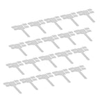 20Pcs Nickel Plated Steel T Shaped Sheets for Battery Welding Machine