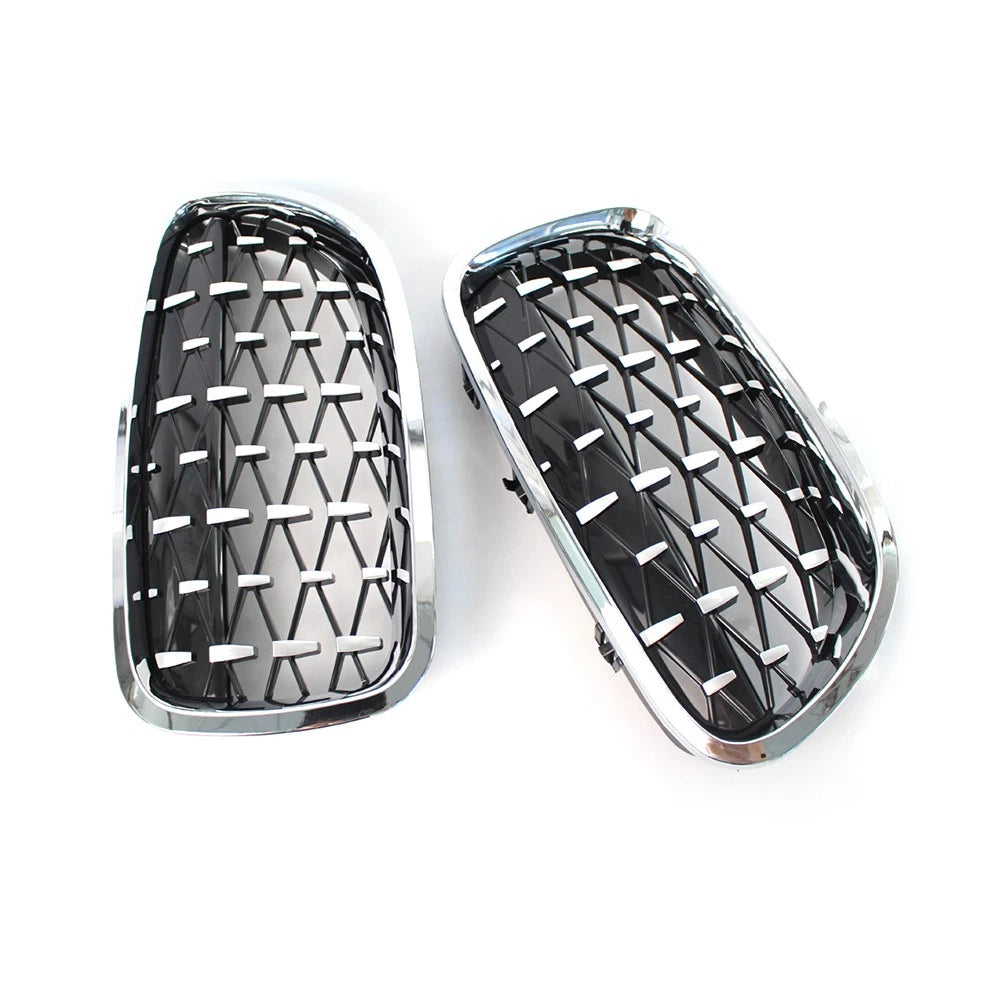 Front Kidney Grille for BMW 5 Series F10 F18 (2010–2017) Chrome