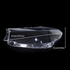 Pair Clear Headlight Lens Cover for BMW G30 G31 G38 5 Series (2016–2020)