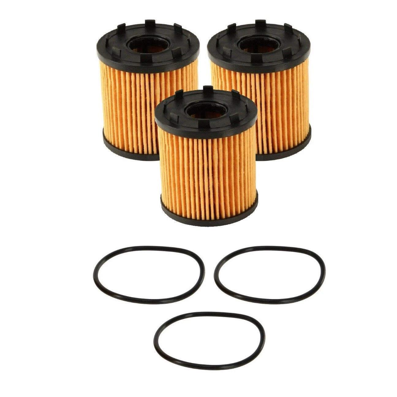 Set of 3 Engine Oil Filters for Dodge Fiat Jeep 1.4L L4 GAS (OEM Mopar)