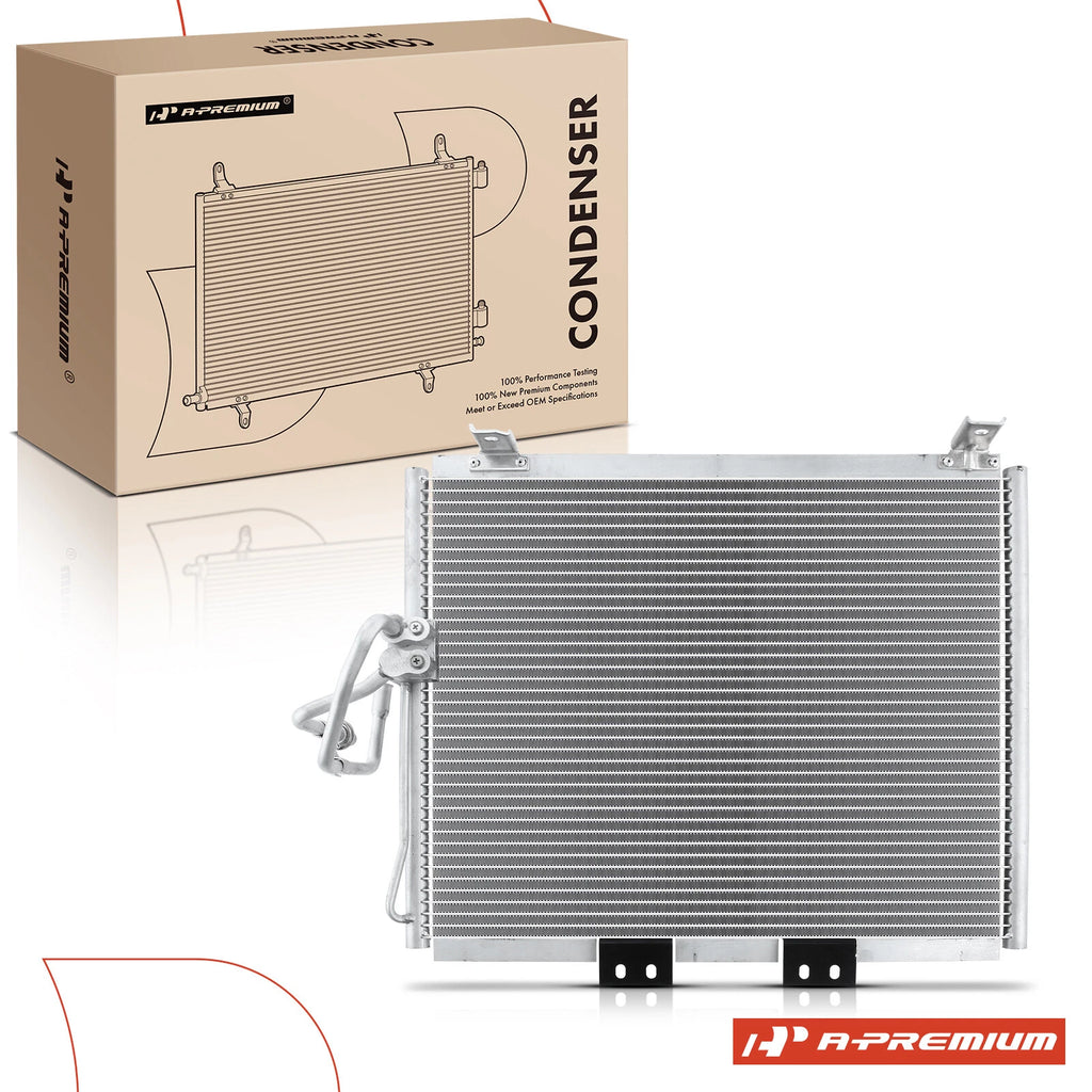 A/C Condenser with Bracket for Jeep Wrangler TJ (1997–1999)
