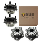 Wheel Hubs for Infiniti G37 (2009–2013) with Bearing 4-Wheel ABS AWD