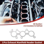 1 Pc Exhaust Manifold Header Gasket for Toyota Avalon (2005–2018) No. 1717331020