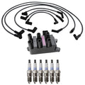 Hitachi Ignition Coils & Denso 6 Iridium Spark Plugs Wire Set for Mustang V6