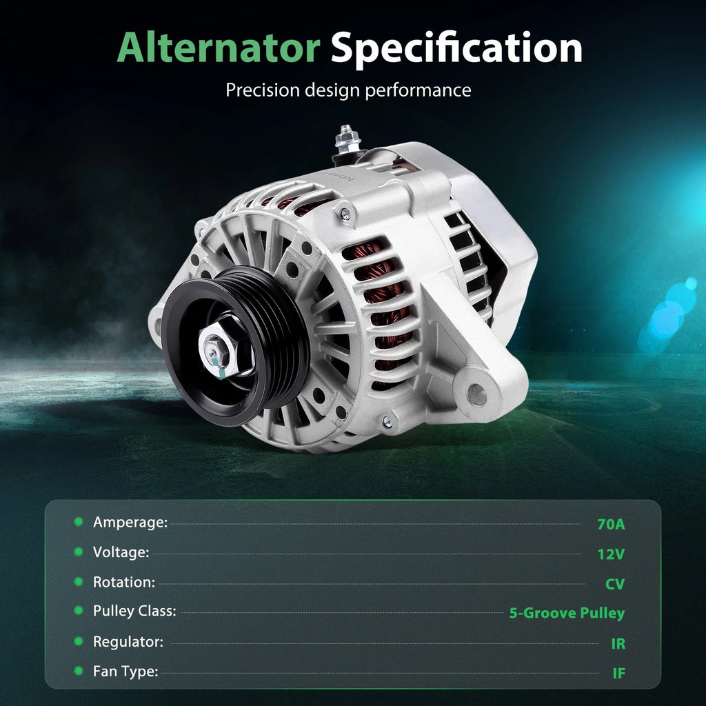 Serpentine Pulley Alternator for Toyota Corolla (1993–1997)